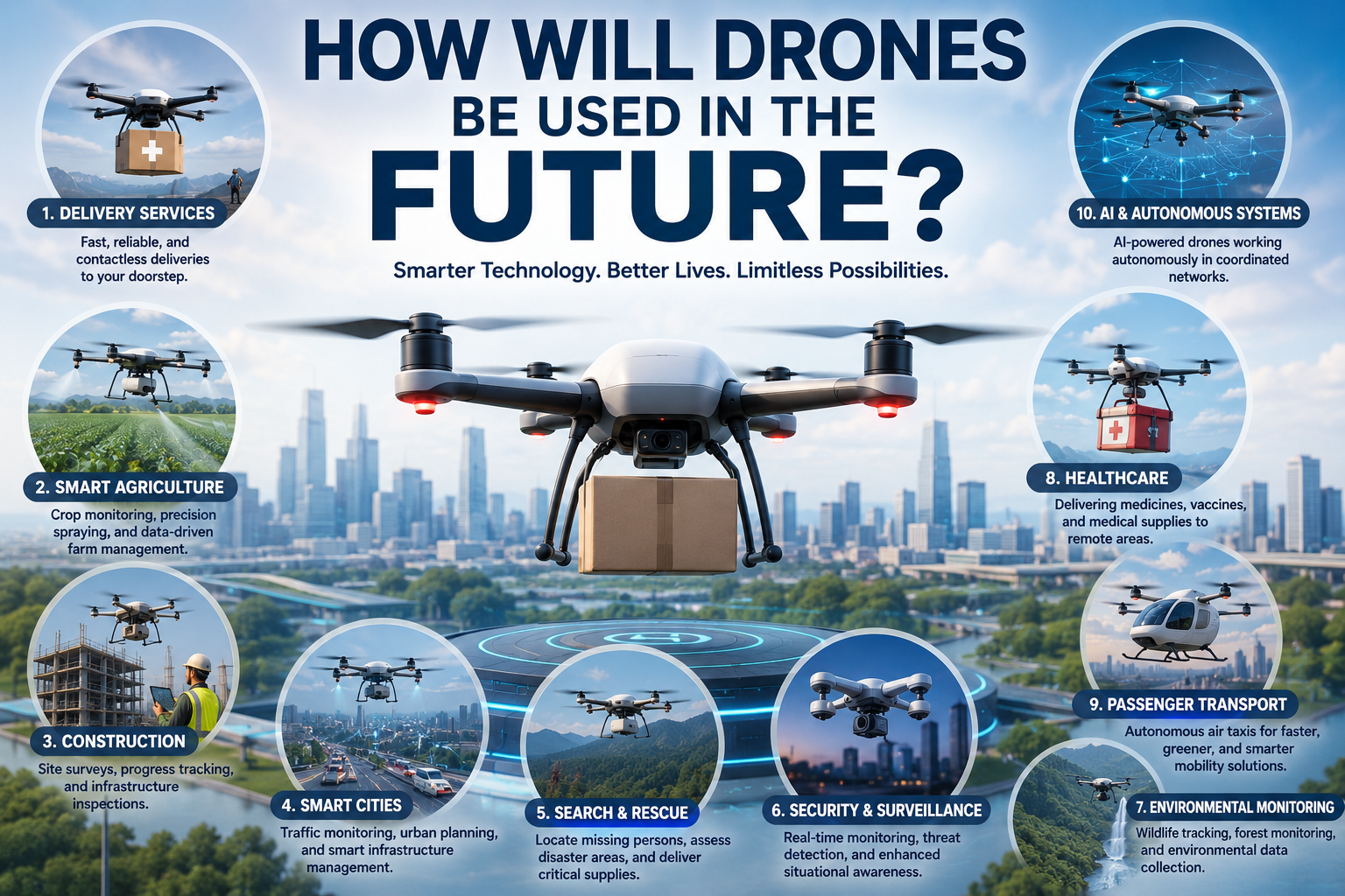 How Will Drones Be Used in the Future? 10 Game-Changing Innovations Shaping 2030 and Beyond