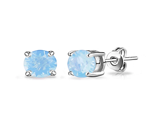 Air Blue Opal Earrings