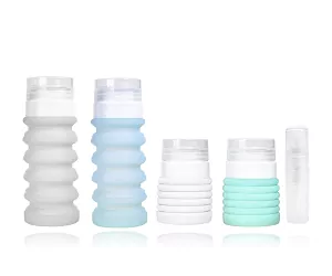 Collapsible Silicone Travel Size Bottles