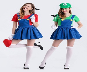 Super Mario Bros Mario Cosplay Costume