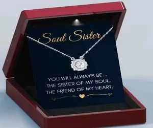 TO MY SOUL SISTER - DAZZLING BEAUTY NECKLACE