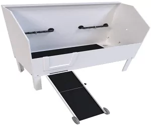 GROOMING TUB WITH RAMP