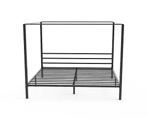 King Size Canopy Bed Frame Headboard Metal