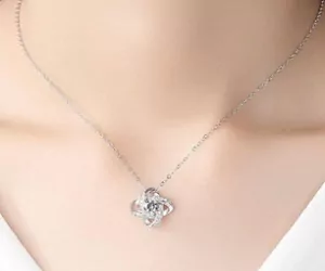 TO MY BEAUTIFUL GIRLFRIEND LOVE KNOT NECKLACE