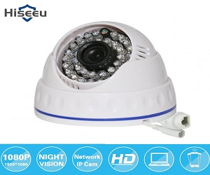 Mini Dome Security IP Camera IR CUT Night Vision Motio
